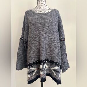 Free People Oversized Sweater — Size Large